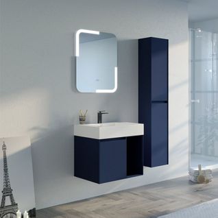 Meuble Salle De Bain Artena 600 Bleu Saphir