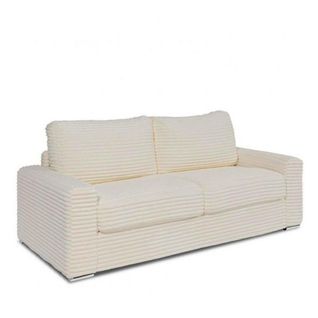 Canapé Convertible Express Bilbao Couchage 140 Cm Matelas 16 Cm Sommier Lattes Velours Cotelé Zoom