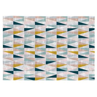 Tapis Scandinave En Coton Plat Multicolore Sansa Multicolore 120x170