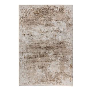 Tapis Abstrait Design Poils Ras Solna Taupe 80x150