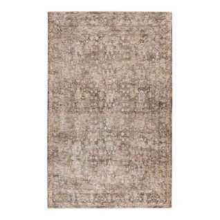 Tapis Vintage Avec Franges Rayé Café Tweeds Café 200x290