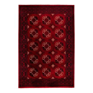 Tapis Rouge Style Oriental Poils Ras Tosca Rouge 120x170