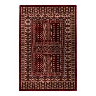 Tapis Rouge D'orient Rectangle Haley Rouge 80x150