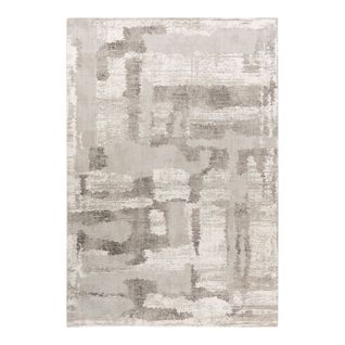 Tapis Taupe Abstrait Moderne Poils Ras Jacobs Taupe 200x290