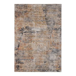 Tapis Rectangle Abstrait Design Avec Franges Cracks Multicolore 160x230