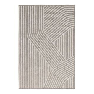 Tapis Laine Et Viscose Design Effet 3d Assya Beige 160x230