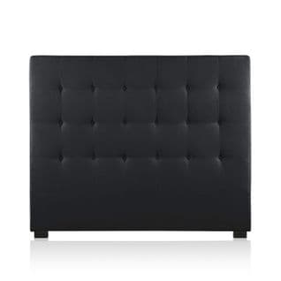 Tête De Lit Capitonnée Premium Tissu 140 cm Noir