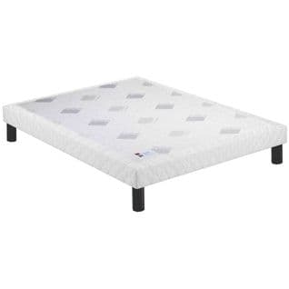 Sommier Confort Ferme Fard Blanc 90x200