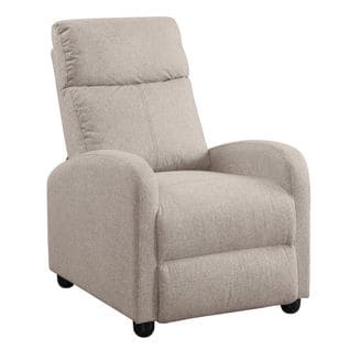 Fauteuil Relax Pushback Tissu Gris Taupe - Melbourne