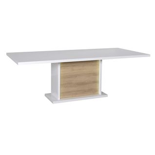 Table Allongeable 180-225cm Effet Chêne Et LEDs - Dayton Oak