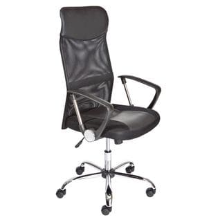 Fauteuil De Bureau Sur Roulettes Noir - Techno