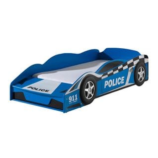 Lit Voiture De Police Racing 70x140cm Bleu - District