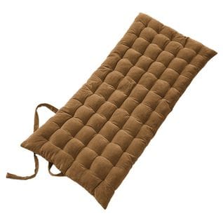 Matelas De Sol 60x120cm Velours De Coton Capitonné Coloris Camel - Harris