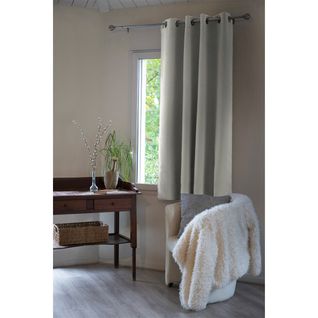 Rideau Occultant 140x180cm Coloris Gris Clair - Darker