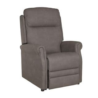 Fauteuil Relax Electrique Simili Cuir Taupe - Octave