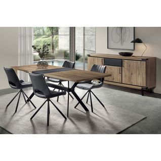 Ensemble Buffet 3 Portes Et Table Allongeable 180-230 Cm - Thibault