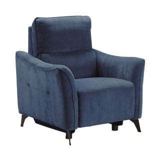 Fauteuil Electrique Tissu Waterproof Bleu - Burgos