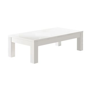 Table Basse L127cm Laquée Blanc Brillant - Deyton
