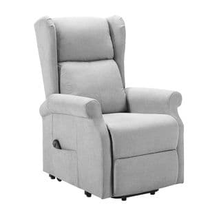 Fauteuil Relax Releveur Electrique Tissu Gris Clair - Andora