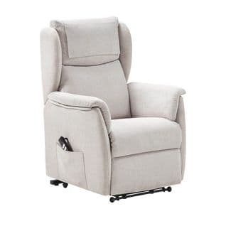 Fauteuil Relax Electrique Releveur Tissu Gris Clair - Orense