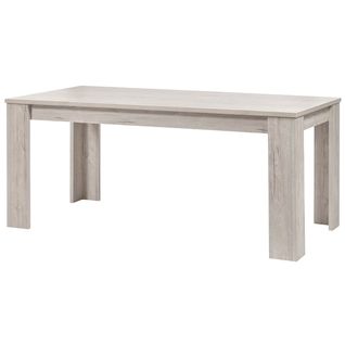 Table Rectangulaire 180cm Effet Bois Grisé - Galdric