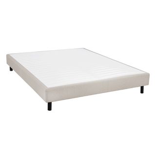 Sommier Tapissier Démontable 140x190cm 2x20 Lattes Gris Lin - Tapikit