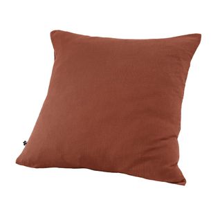 Taie D'oreiller 60x60cm Gaze De Coton Terracotta - Ourea