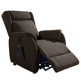 Fauteuil Releveur Tissu Coloris Marron - Zamora