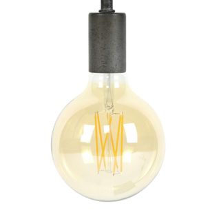 Ampoule Globe 12,5 Cm Ambré LED Filament Lumière Chaude (e27)