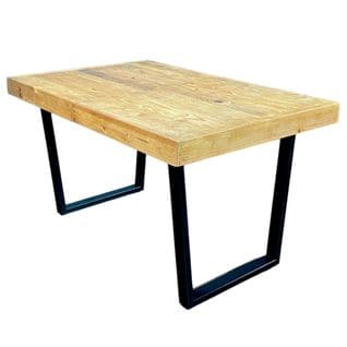 Table à Manger Extensible En Bois Recyclé 140-180 Cm Canberra