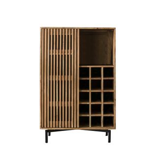 Meuble Bar En Bois D'acacia Motif Baguette Melbourne