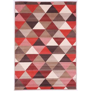 Tapis Salon 60x110 Af1 Triangle Corail