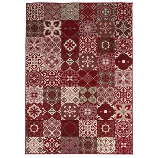 Tapis Salon 200x290 Af1 Faian Rouge