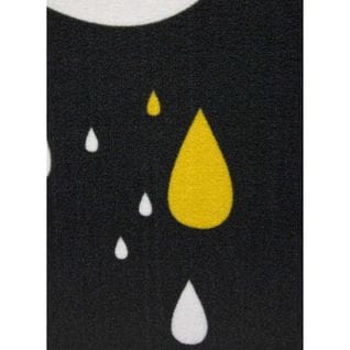 Tapis Enfant 95x125 Raindrops Noir