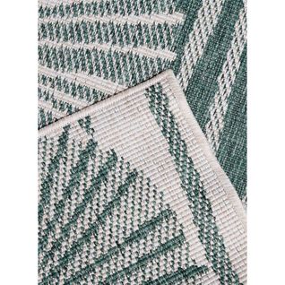 Tapis Exterieur 160x230 Ex1 Para Reversible Vert, Crème