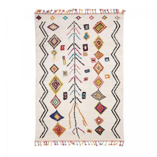 Tapis Berbère Style 200x290 Ourika 2 Ivoire