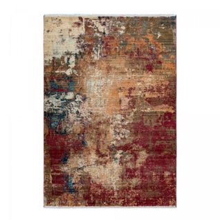 Tapis Salon 200x290 Medello Rouge, Orange, Beige, Bleu