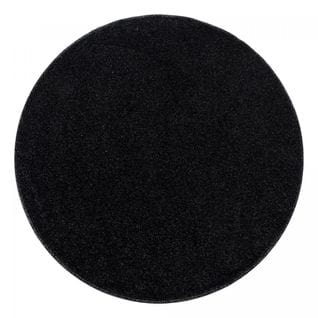 Tapis Salon 120x120 Rond Soula Anthracite