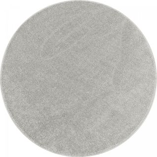 Tapis Rond Ø160cm Tissé Motif Uni Pour Chambre Soula