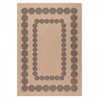 Tapis Exterieur 60x180 Jute Art 8 Beige, Noir