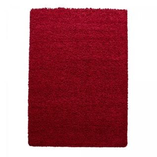 Tapis Shaggy 80x150 Uni L Rouge