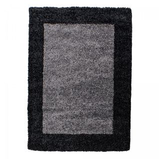 Tapis Shaggy 60x110 Bordure Gris, Anthracite