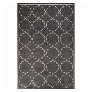 Tapis Extérieur 60x110 Tissé Kilim Gris Kuma