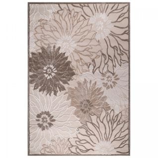 Tapis Exterieur 80x200 Chimeka Crème, Marron