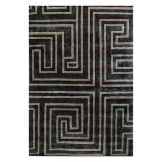 Tapis Salon 190x260 Pyramide Noir