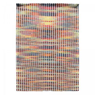 Tapis Kilim 80x150 Linir Rouge, Bleu, Jaune, Orange