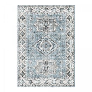 Tapis Salon 160x230 Vivace 2 Bleu, Écru