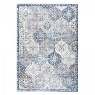 Tapis Salon 160x230 Vivace 5 Argent, Gris, Bleu