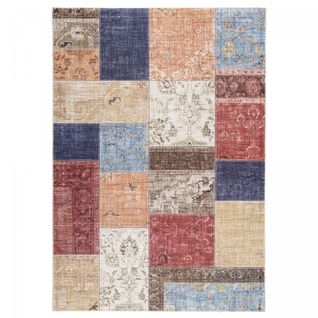 Tapis Salon 200x290 Vivace 9 Beige, Bleu, Rose