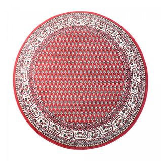 Tapis Rond Ø120cm Tissé Motif Oriental Pour Salon Orion